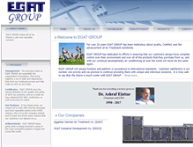 Tablet Screenshot of egatgroup.com